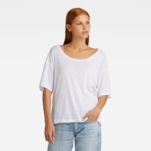G-Star RAW Back Seam Loose Top - Wit - Dames