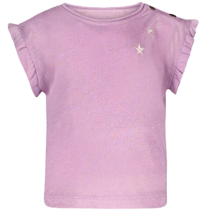 Like Flo-collectie T-shirtje metallic jersey (lilac)