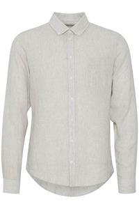 Casual Friday Cfanton Ls Bd Striped Linen Mix Shi: