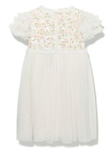 NEEDLE & THREAD KIDS Midi-jurk met borduurwerk - Beige