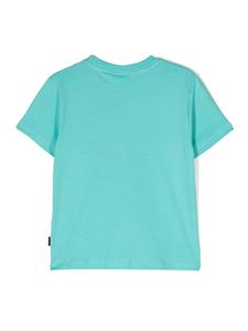 Molo T-shirt met smileyprint - Blauw