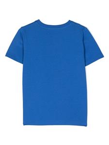 Balmain Kids T-shirt met logoprint - Blauw
