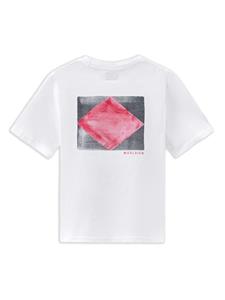 Woolrich Kids Katoenen T-shirt met logoprint - Wit