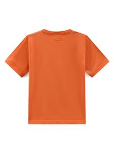 Woolrich Kids T-shirt met geborduurd logo - Oranje