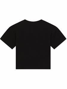Dolce & Gabbana Kids T-shirt met geborduurd logo - Zwart