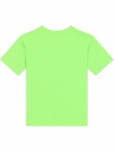 Dolce & Gabbana Kids T-shirt met geborduurd logo - Groen