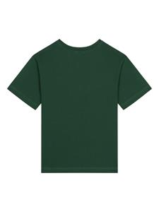 Dolce & Gabbana Kids Katoenen T-shirt met logoprint - Groen