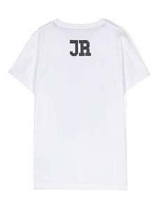 John Richmond Junior ^ T-shirt met geometrisch patroon - Wit