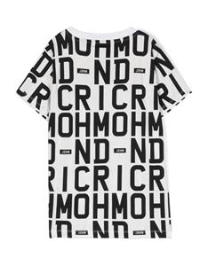 John Richmond Junior T-shirt met logoprint - Wit