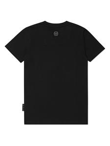 Philipp Plein Katoenen T-shirt met logoprint - Zwart