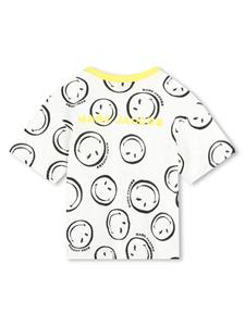 Marc Jacobs Kids Katoenen T-shirt met print - Wit