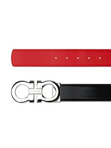 Ferragamo Leren riem - Rood