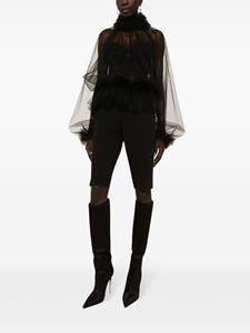 Dolce & Gabbana pleat-detail tailored shorts - Zwart