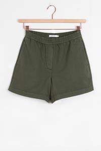 Sissy-Boy Donkergroene Twill Shorts