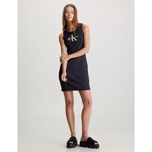 Calvin Klein Jeans Blusenkleid "ARCHIVAL MONOLOGO RIB TANK DRESS"