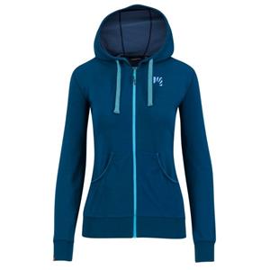 Karpos  Women's Coppolo Merino Full Zip Hoodie - Merinohoodie, blauw