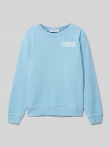 Calvin Klein Jeans Sweatshirt met labeldetails, model 'TERRY'