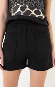The Musthaves Suede Short Zwart