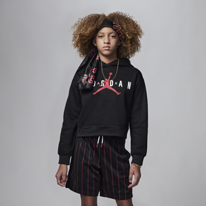 Jordan Jumpman duurzame hoodie voor kids - Zwart
