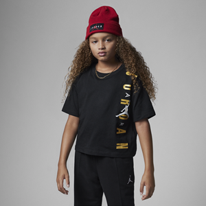 Jordan 'Time To Shine' Tee T-shirt voor kids - Zwart