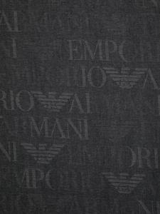 Emporio Armani Sjaal met logoprint - Grijs