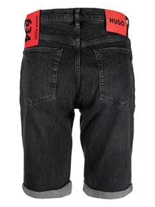 HUGO Denim shorts - Zwart