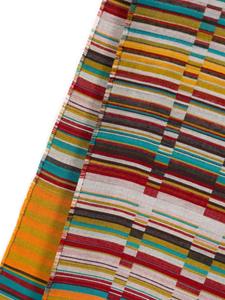 Paul Smith Signature Stripe printed scarf - Oranje