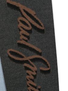 Paul Smith logo-jacquard scarf - Bruin