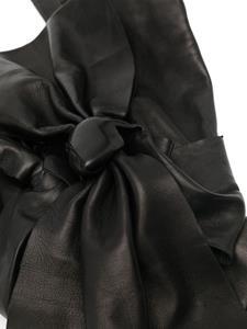 Alexander McQueen Leren handschoenen - Zwart
