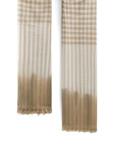 Woolrich Sjaal met tie-dye print - Beige