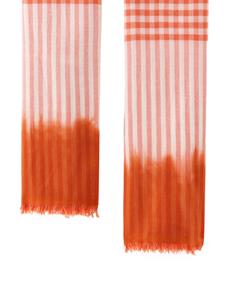 Woolrich Sjaal met tie-dye print - Oranje
