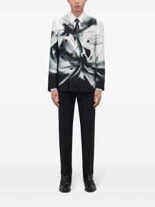 Alexander McQueen Pantalon met toelopende pijpen - Zwart