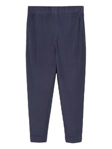 Homme Plissé Issey Miyake Plooibroek met toelopende pijpen - Blauw