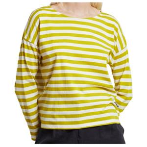 Dedicated  Women's Top Humledal Stripes - Longsleeve, geel