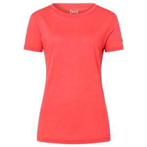 SUPER.NATURAL T-Shirt für Damen, Merino THE ESSENTIAL atmungsaktiv, casual