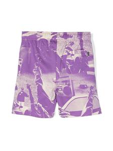 Molo Top en shorts met print - Paars