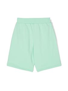 Balmain Kids elasticated-waistband shorts - Groen