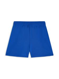 Lacoste slogan-embroidered drawstring shorts - Blauw