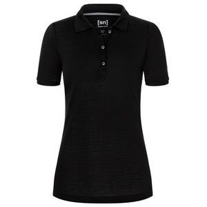 Super.Natural  Women's Sporty Polo - Poloshirt, zwart