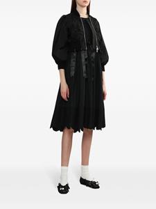 Simone Rocha Midi-jurk met strik-detail - Zwart