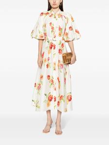 Acler Cranhurst midi-jurk met bloemenprint - Veelkleurig