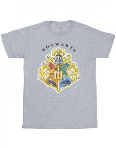 Harry Potter Girls Hogwarts School Emblem Cotton T-Shirt