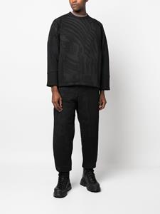 BYBORRE Sweater met borduurwerk - Zwart