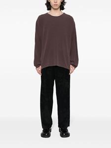 OUR LEGACY textured-finish crew-neck sweatshirt - Beige