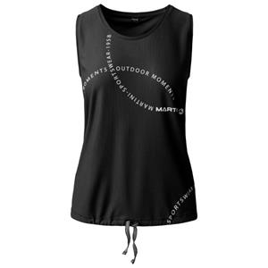 Martini  Women's Firstlight Sleeveless Shirt Straight - Tanktop, zwart