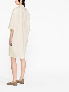 LEMAIRE Mini-jurk met hoge hals - Beige