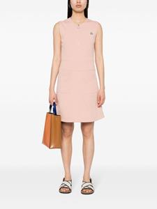 Moncler Mini-jurk met logo-applicatie - Roze