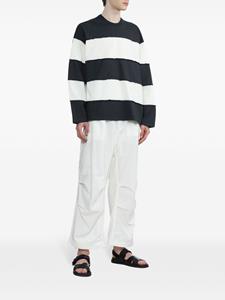 Sunnei striped cotton sweatshirt - Blauw