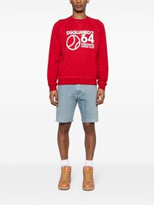 Dsquared2 Katoenen sweater - Rood