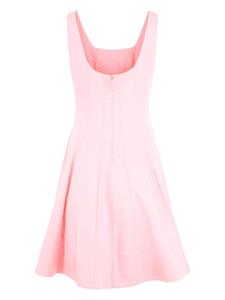 STAUD Mouwloze midi-jurk - Roze